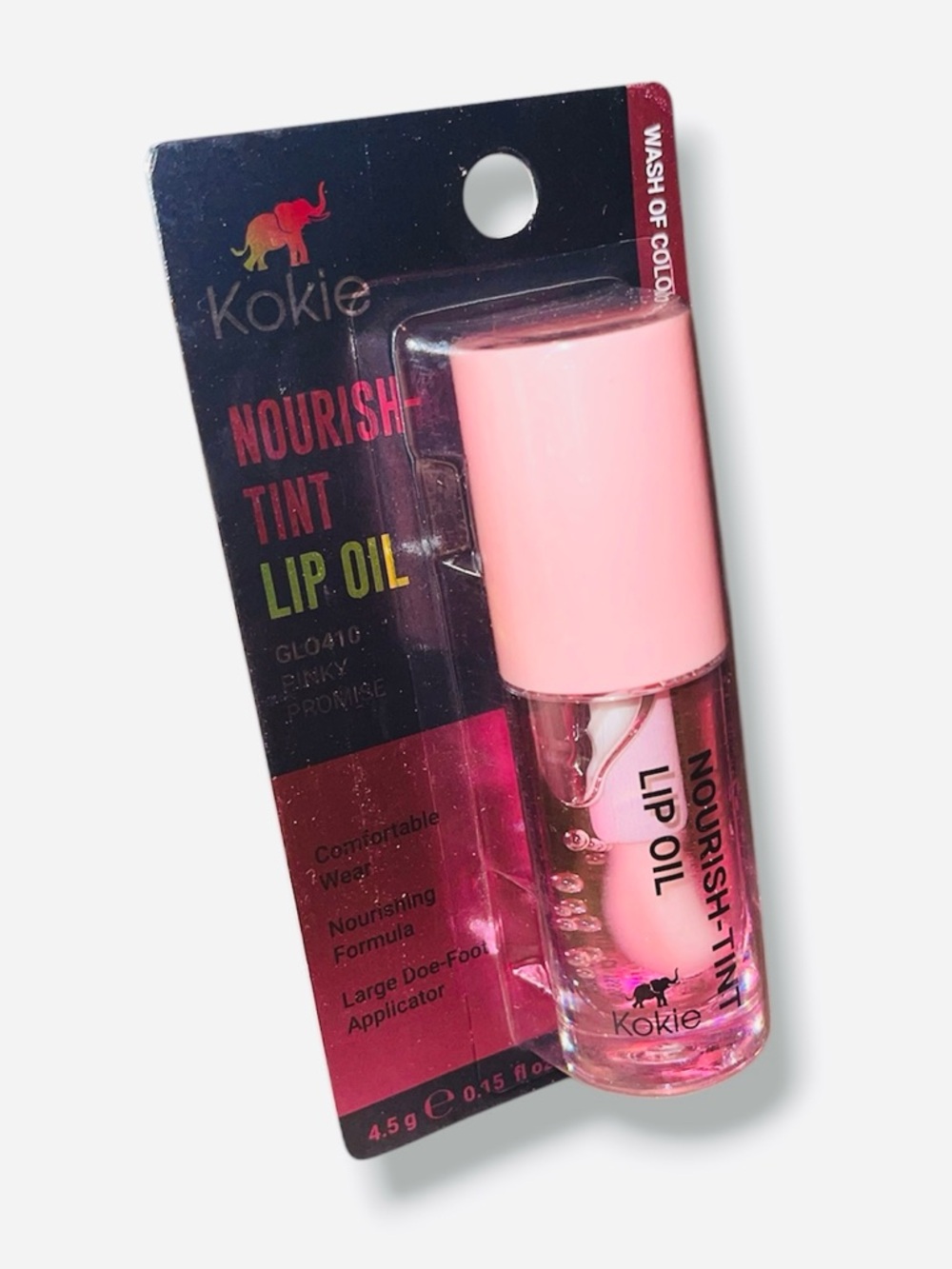 Kokie Nourish Lip Oil Tint-Pinky Promise